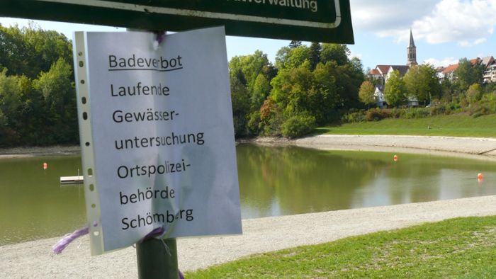 Baden verboten: Algenalarm am Stausee
