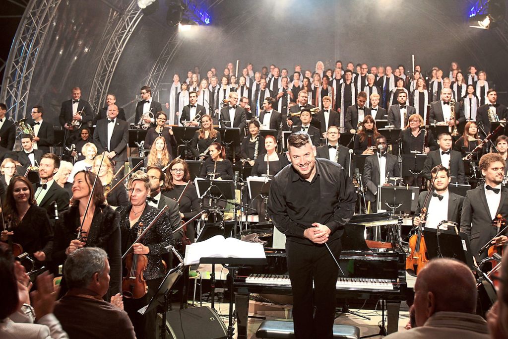 Mehr als 200 Musiker stehen am Samstag beim Orso-Konzert auf der Extra-Bühne.