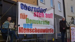 Kundgebung für Demokratie: Oberndorf zeigt Profil