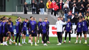 Der DFB arbeitet einem Bericht zufolge an einem neuen Vertragsangebot für Bundestrainer Julian Nagelsmann. Foto: Arne Dedert/dpa