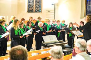 Sechs Monate studierte der  Kirchenchor Rotfelden  das Programm fürs Jubiläumskonzert ein.  Foto: Fritsch Foto: Schwarzwälder Bote