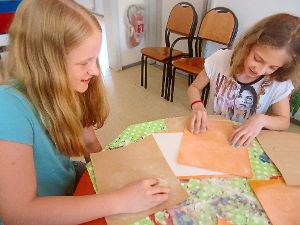 Kreativ aktiv waren die Kinder bei den Angeboten im Pfingstferienprogramm des Kinder- und Jugendbüros. Foto: Schuldis Foto: Schwarzwälder-Bote