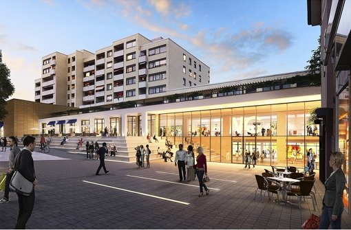 Schöne neue Einkaufswelt: So stellt sich ein Planungsbüro das Ludwigsburger Marstall-Center nach dem millionenschweren Umbau vor. Foto: Kaspar Kraemer Architekten