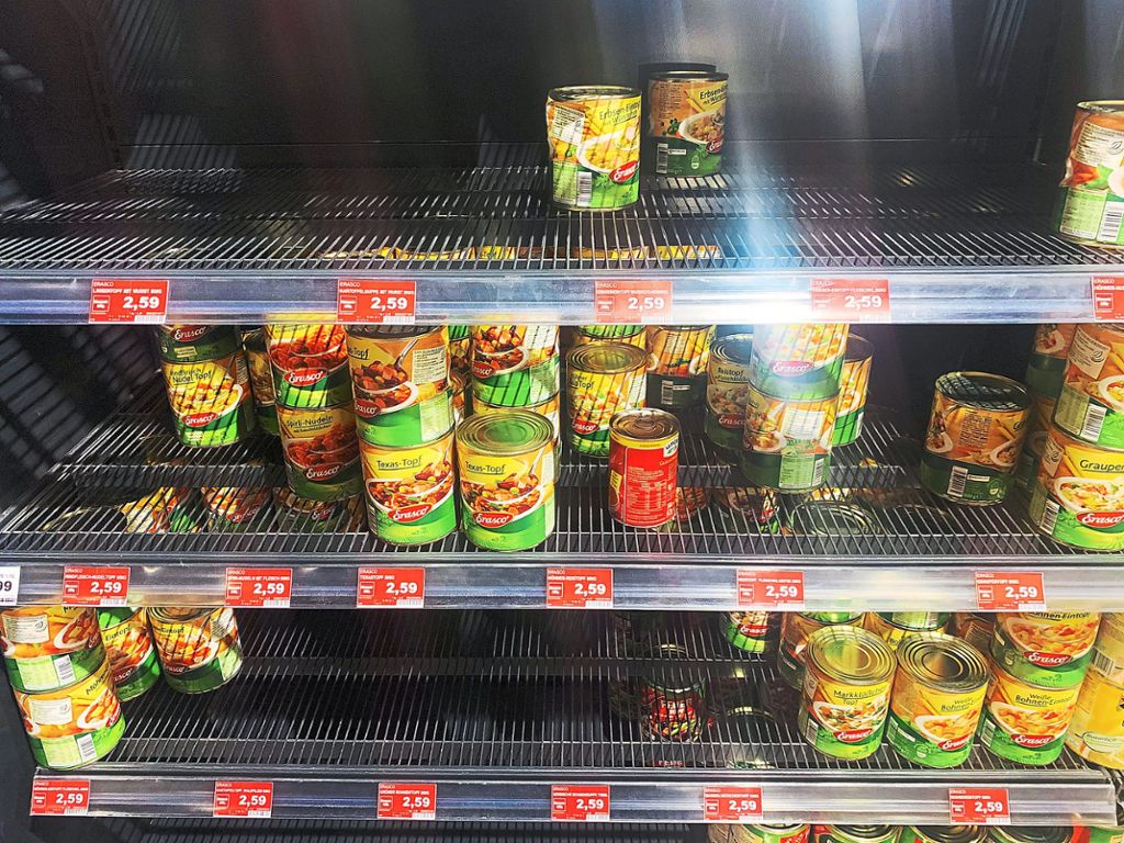 In vielen Supermärkten herrscht immer noch Notstand. (Symbolfoto)