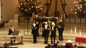 Die „Himmelsklänge“ sammelten mit ihrem Konzert Spenden für die Sanierung der Wallfahrtskirche auf dem Palmbühl. Foto: Meinert