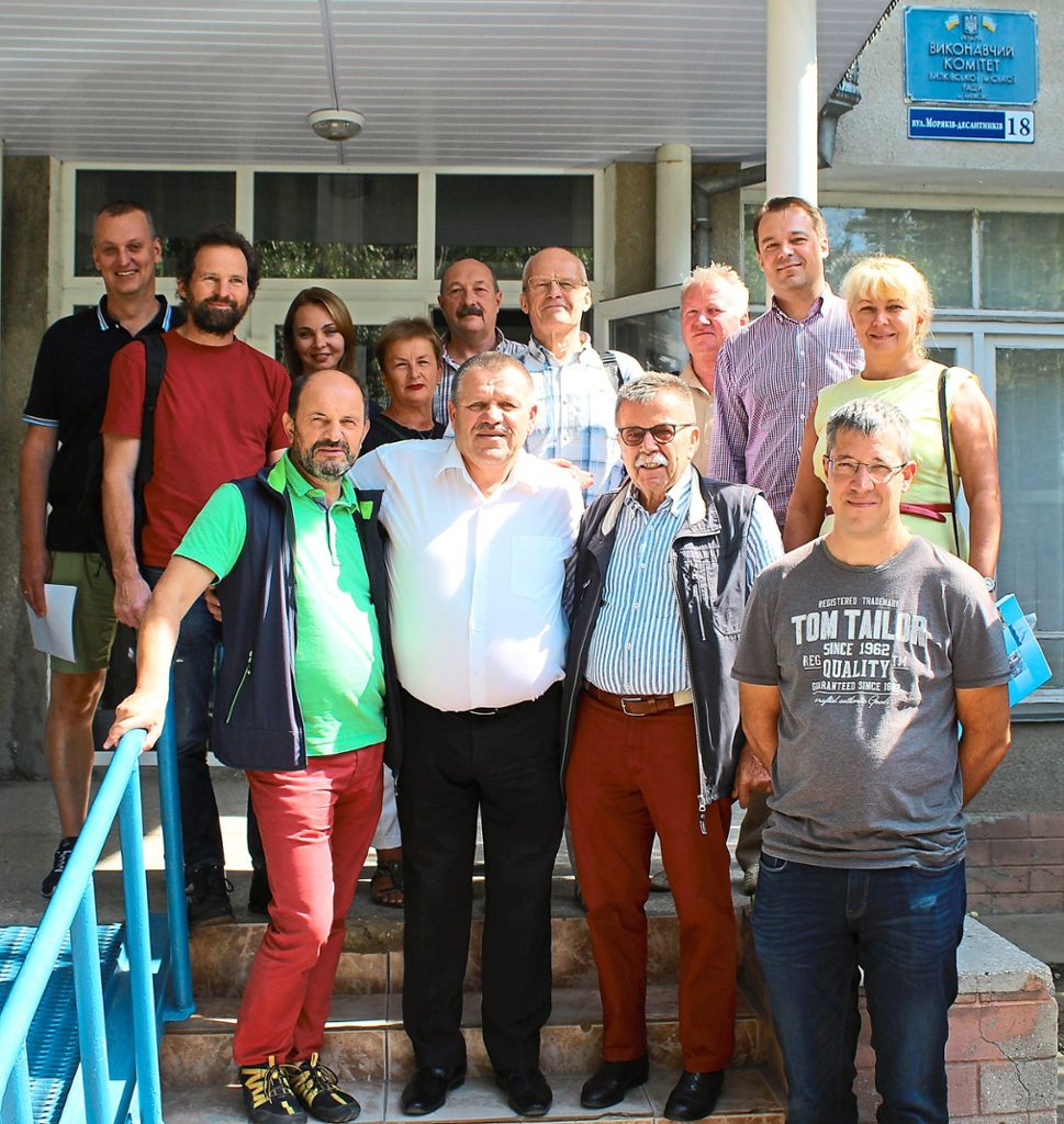 Die Furtwanger Delegation gemeinsam mit den Vertretern der Stadt Wylkowe nach einer Konferenz im Rathaus.  Foto: Stadt Foto: Schwarzwälder Bote
