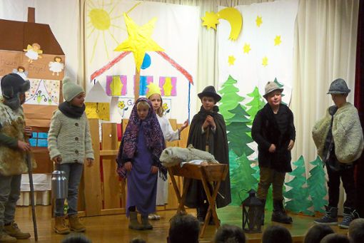 Die Theater-AG führte ein Krippenspiel auf. Foto: Grundschule Foto: Schwarzwälder Bote