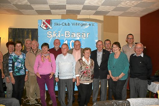 Dank für lange Treue: Der Ski-Club Villingen zeichnete zahlreiche Mitglieder aus. Foto: wz Foto: Schwarzwälder-Bote