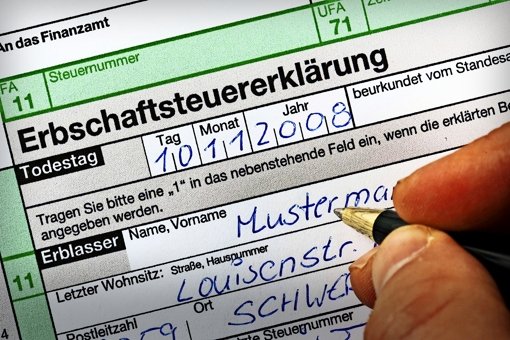 Karlsruhe prüft die Erbschaftsteuer. Foto: dpa-Zentralbild