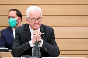 Ministerpräsident Winfried Kretschmann Foto: dpa/Bernd Weissbrod