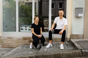 Experimentierfreudig: Anna Wöllhaf und Christoph Brösamle von Studio Ö Foto: Sebastian Schels Pk. Odessa/Studio Ö