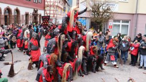 Fasnet in Alpirsbach: 2000 Hästräger  begeistern beim Umzug in der Klosterstadt