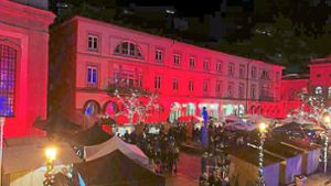 Bad Wildbader Weihnachtsmarkt mit LED-Lampen