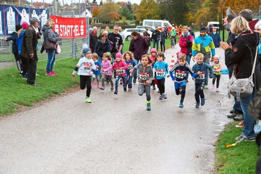 Die Kinder lieferten sich gegenseitig ein Rennen. Foto: Kraushaar Foto: Schwarzwälder Bote
