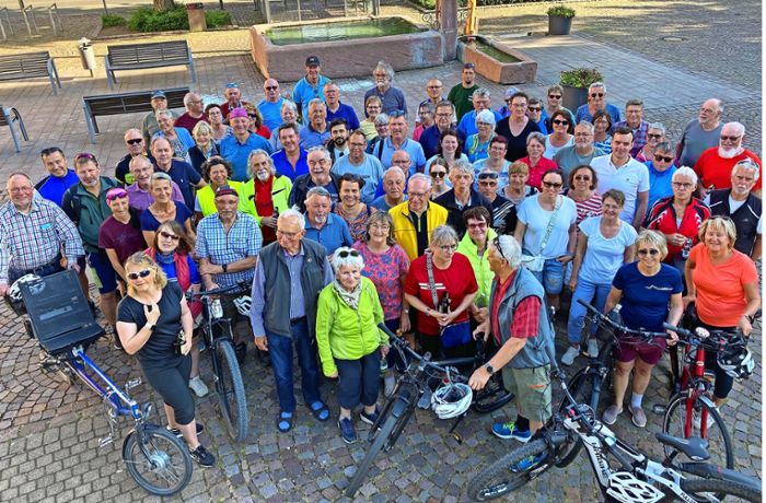 Sternfahrt: 80 Friesenheimer geben nochmals alles fürs Stadtradeln