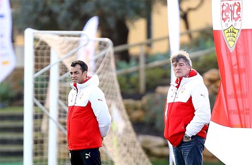 Schaffen statt schwätzen: VfB-Präsident Bernd Wahler (rechts) Foto: Pressefoto Baumann