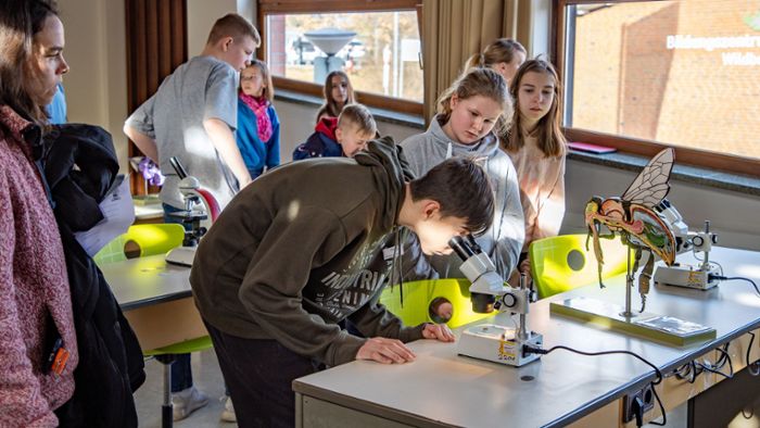 Bildungszentrum Wildberg: Schüler und Eltern können sich über Schule informieren