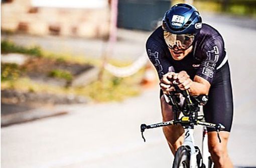 4:39 Stunden verbrachte Samuel Böttinger beim Ironman im Sattel seines Rennrads. Foto: Sportograf Digital Solutions GmbH2023:06:18 09:44:02