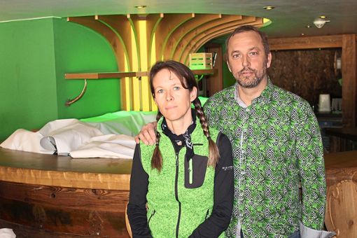 Jutta und Jörg Möhrle haben seit Wochen schon keine Gäste mehr in ihrem Hotel. Foto: Meinert