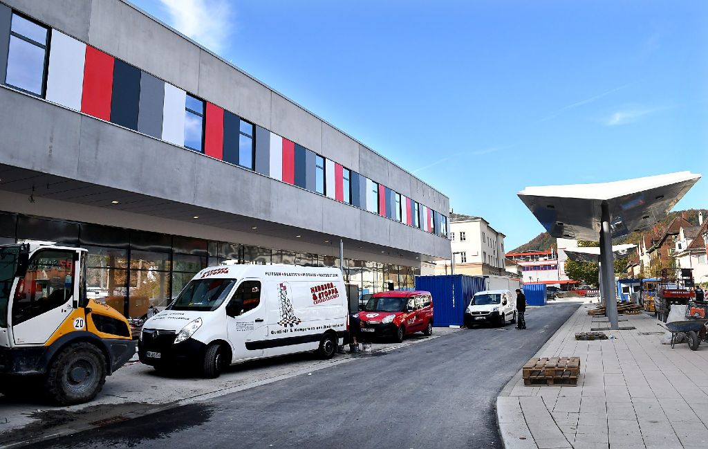 Soll bals eröffnet werden: Das neue Einkaufszentrum in Horb. Foto: Maria Hopp