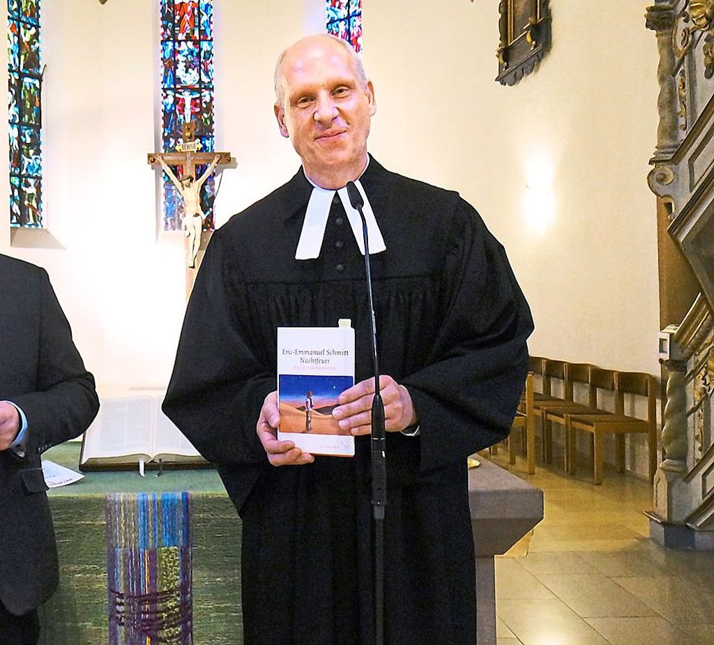 Pfarrer Walter Schwaiger war sieben Jahre lang Pfarrer in Ebingen. Nun zieht er weiter nach Bad Saulgau. Foto: Göttling