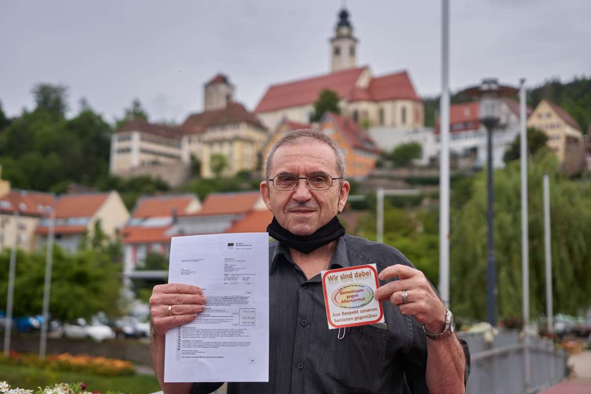 Wolfgang Baumhackl kämpft gegen Altersarmut, will sich aber nicht von Rechten vereinnahmen lassen. Foto: Lück