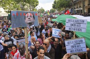 In Paris wurde eine Pro-Palästina-Demo verboten. Foto: dpa