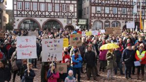 So wie unter anderem  bereits in Dornstetten (Bild) soll es am Samstag auch eine Demo gegen rechts in Baiersbronn geben. (Archivfoto) Foto: Kuhnert