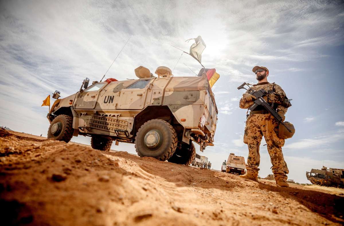 Die Bundesregierung denkt darüber nach, ihre Truppen aus Mali abzuziehen. (Archivbild) Foto: dpa/Michael Kappeler