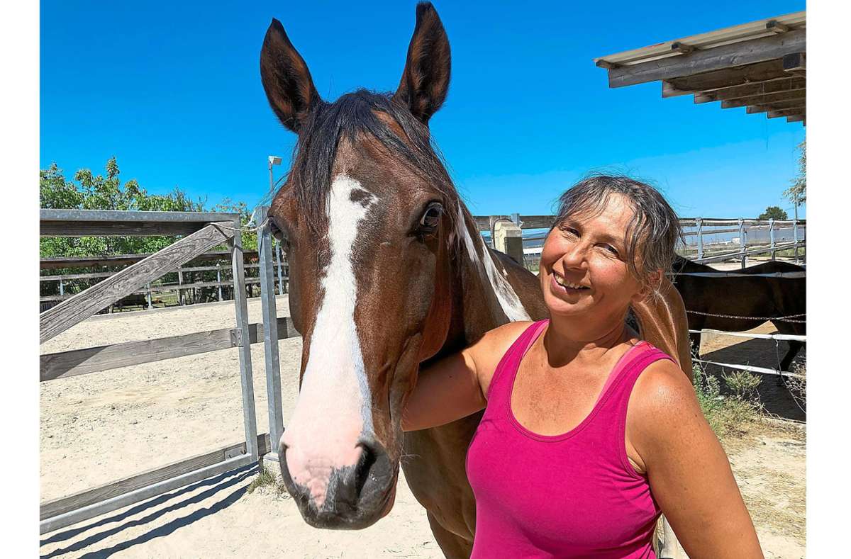 Mit ihrem Pferd Passion of Paradise hat Anja Kopf schon einige Erfolge gefeiert. Foto: Bohnert-Seidel