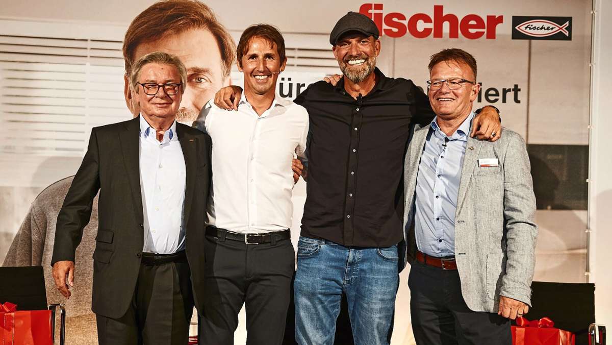 Erfolgstrainer in Waldachtal: Jürgen Klopp feiert mit Fischer 75-jähriges Jubiläum