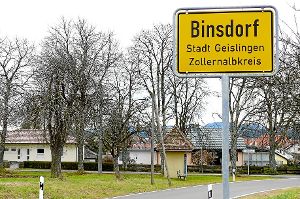 Willkommen in Binsdorf: Anders als in weiten Teilen des Zollernalbkreises ist die Einwohnerzahl des Geislinger Teilorts durch Zuzug stabil geblieben und sogar leicht gestiegen.  Foto: Schnurr