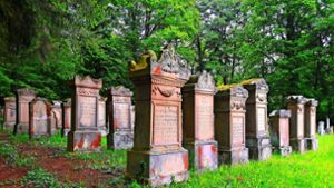 1970 war das letzte Begräbnis auf dem jüdischen Friedhof Freudental. Foto: Günther Weinert