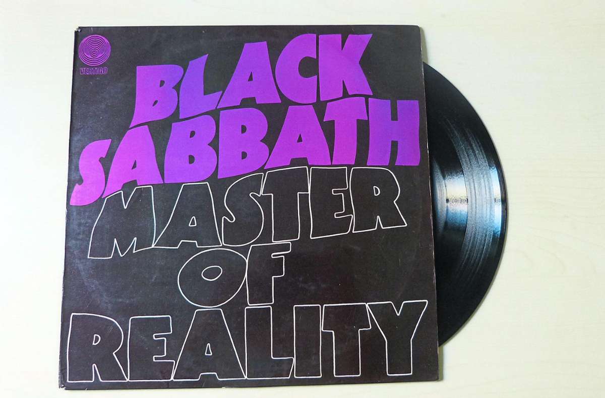 Eine norwegische Pressung der Black-Sabbath-LP Master of Reality aus dem Jahr 1971 Foto: Sammlung Gezener
