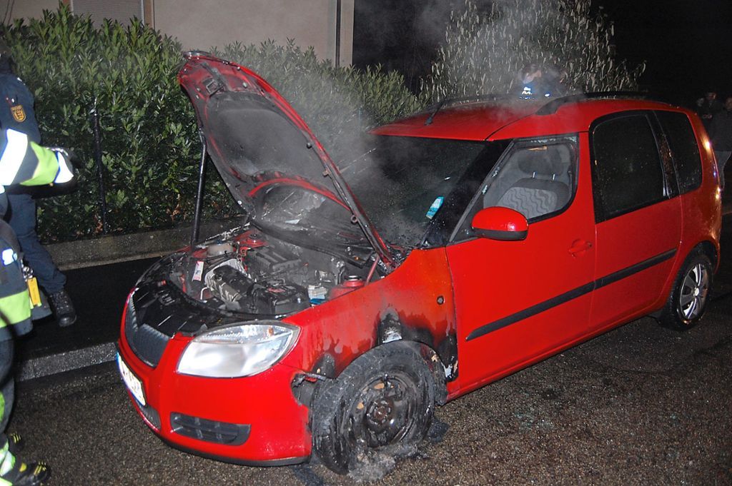 In der Silvesternacht hat in Herbolzheim erneut ein Auto gebrannt.