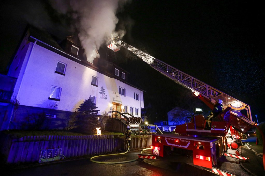 St. Georgen: Brand in Hotel: Gäste evakuiert