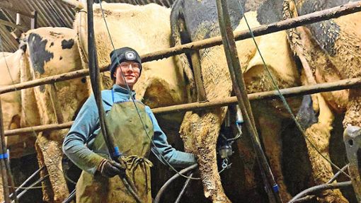 Ramona Rieger arbeitet als Farmhelferin in Irland. Foto: Rieger