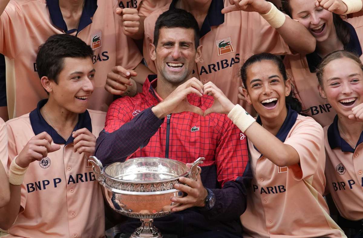 Tennis in Paris: Novak Djokovic erklimmt den Tennis-Gipfel