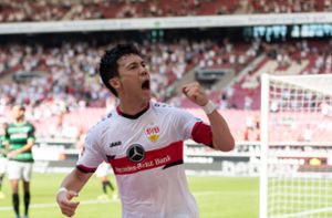 Kapitän Wataru Endo hat das höchste Rating aller VfB-Spieler. Foto: imago sportfotodienst/Eibner