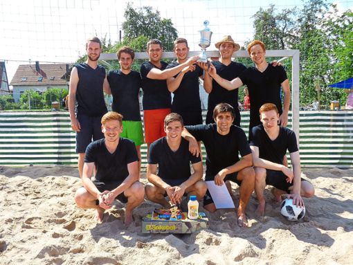 Die Sieger des Beach-Soccerturniers. Foto: EC-Emberg Foto: Schwarzwälder Bote