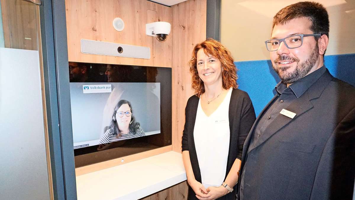 Volksbank in Schömberg: Geldinstitut baut verstärkt auf Videoservice