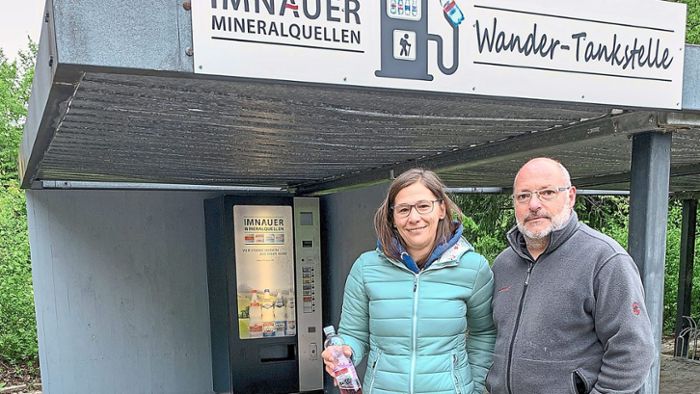 Tourismus AG betreibt neuen Getränkeautomaten