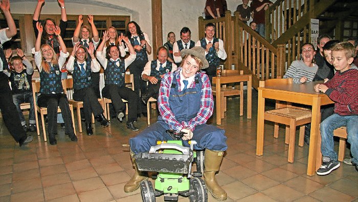 Musiker feiern in Dettingen auf typisch schwäbische Art