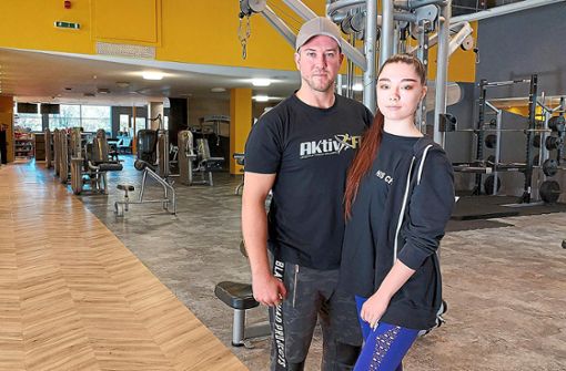 Alexander Kim und seine Partnerin Gina Crivellin wollen ihr Fitness-Studio künftig anderswo weiterführen. Foto: Günther