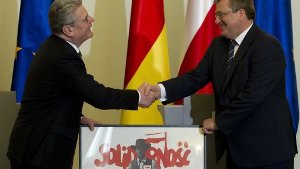 Bundespräsident Joachim Gauck in Polen