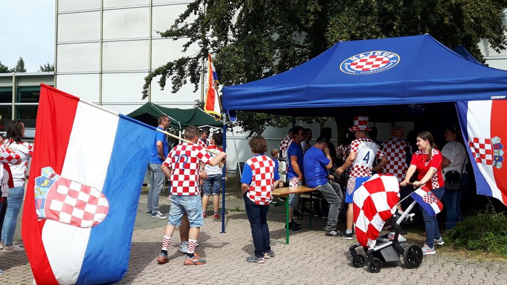 Die Kroaten sind stolze Vizeweltmeister.