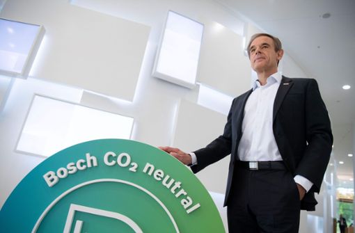 Ziel Co2-Neutralität: Bosch-Chef Volkmar Denner  macht Klimaschutz zur Chefsache. Foto:  