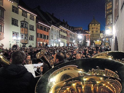 Das Schwarze Tor an Heiligabend 2014: noch nicht aufgehellt und doch heller als mittlerweile Archiv-Foto: Schnekenburger Foto: Schwarzwälder-Bote