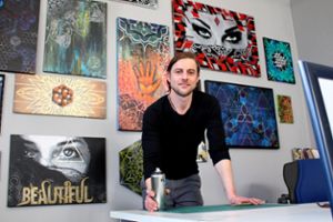 Der Mann mit der Spraydose: Ben Staude ist Streetart-Künstler – aber nicht nur. Foto: Alt Foto: Schwarzwälder Bote