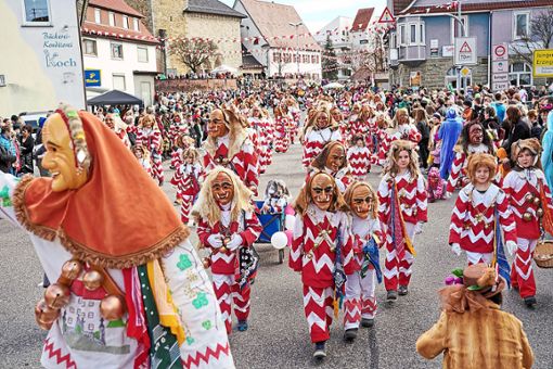 Im vergangenen Jahr hat die Geislinger Zunft ihr 60-jähriges Bestehen groß gefeiert. (Archiv) Foto: Engelhardt